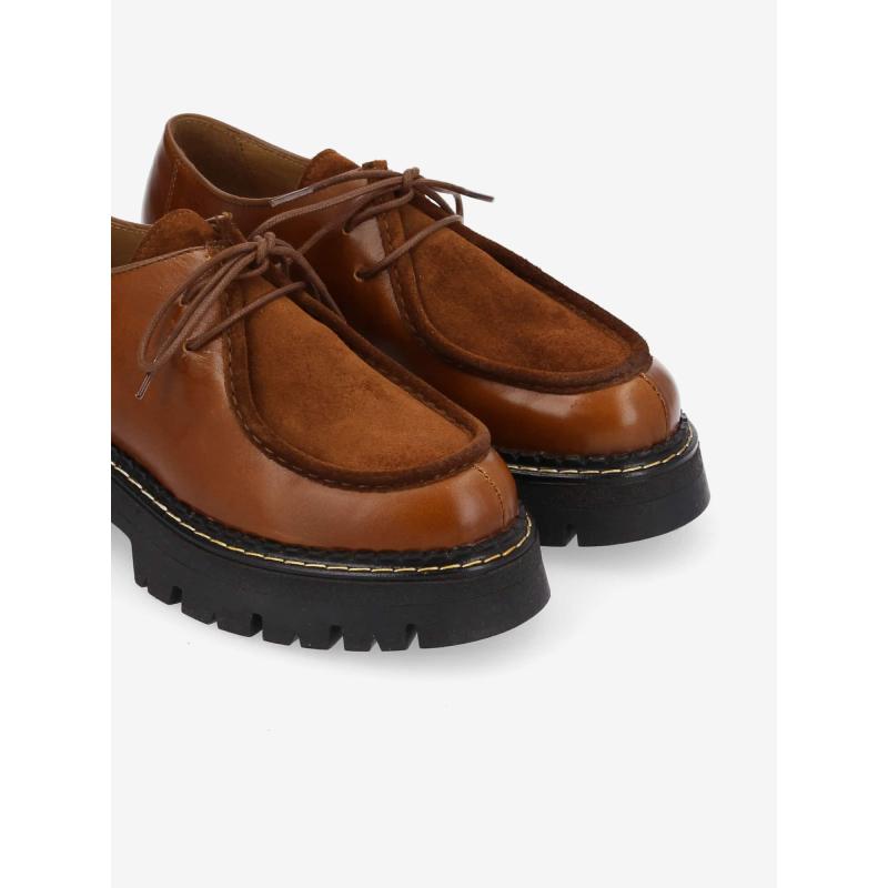 DENIA LACE UP - SERESTA/SUEDE - WHISKY